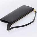 LOUIS VUITTON Epi Pochette Accessoires Pouch Black M52982 LV Auth 198701A-7