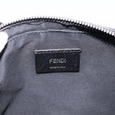FENDI Zucca Canvas Diagonal Camera Case Bag PVC Brown Black Auth 198702V-18