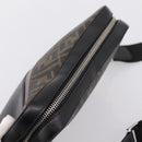 FENDI Zucca Canvas Diagonal Camera Case Bag PVC Brown Black Auth 198702V-6