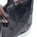BURBERRY Nova Check Hand Bag Canvas Beige Silver Auth 198703A-12
