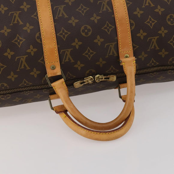 LOUIS VUITTON Monogram Keepall 50 Boston Bag M41426 LV Auth 198704
