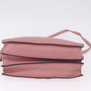 Miu Miu Hand Bag Leather 2way Pink Gold Auth 198705A-6