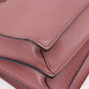 Miu Miu Hand Bag Leather 2way Pink Gold Auth 198705A-16