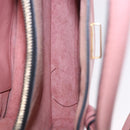 Miu Miu Hand Bag Leather 2way Pink Gold Auth 198705A-27