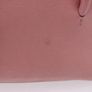 Miu Miu Hand Bag Leather 2way Pink Gold Auth 198705A-2
