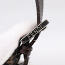 FENDI Zucca Canvas Mamma Baguette Shoulder Bag Brown Black Auth 198708V-10