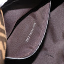 FENDI Zucca Canvas Mamma Baguette Shoulder Bag Brown Black Auth 198709A-12