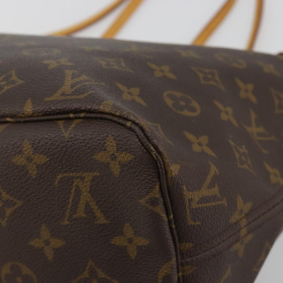 LOUIS VUITTON Monogram Neverfull MM Tote Bag M40156 LV Auth 198711
