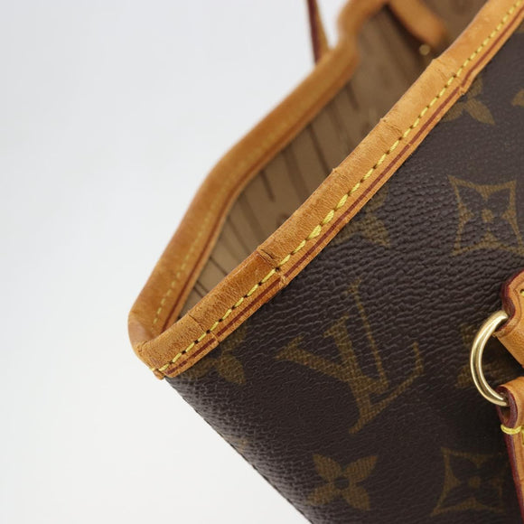 LOUIS VUITTON Monogram Neverfull MM Tote Bag M40156 LV Auth 198711
