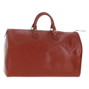 LOUIS VUITTON Epi Speedy 40 Hand Bag Brown Kenya M42983 LV Auth 198713V-1