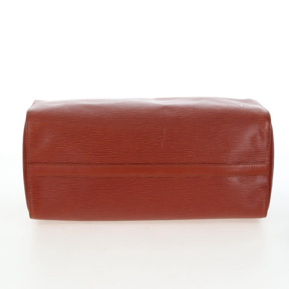 LOUIS VUITTON Epi Speedy 40 Hand Bag Brown Kenya M42983 LV Auth 198713V