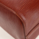 LOUIS VUITTON Epi Speedy 40 Hand Bag Brown Kenya M42983 LV Auth 198713V-16