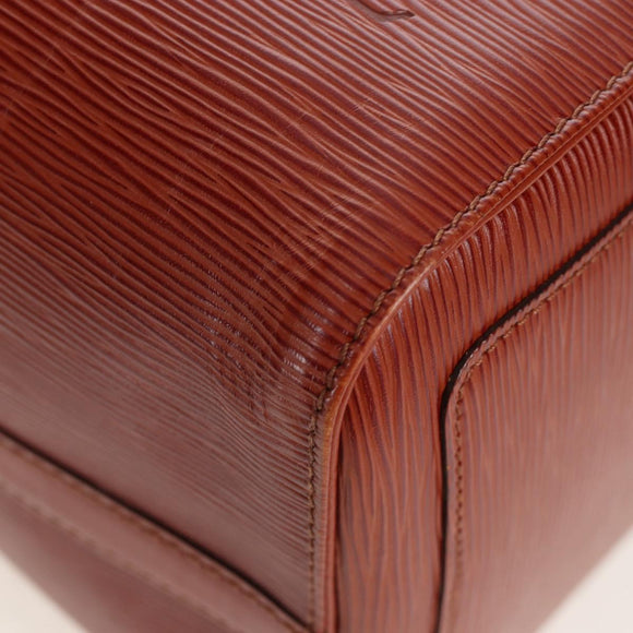 LOUIS VUITTON Epi Speedy 40 Hand Bag Brown Kenya M42983 LV Auth 198713V