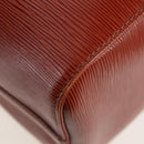 LOUIS VUITTON Epi Speedy 40 Hand Bag Brown Kenya M42983 LV Auth 198713V-19
