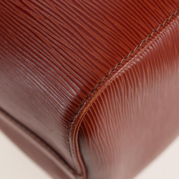 LOUIS VUITTON Epi Speedy 40 Hand Bag Brown Kenya M42983 LV Auth 198713V