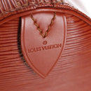 LOUIS VUITTON Epi Speedy 40 Hand Bag Brown Kenya M42983 LV Auth 198713V-20