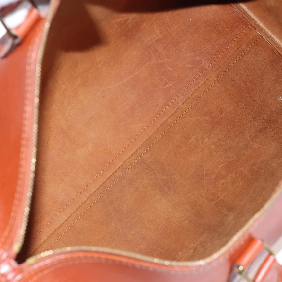 LOUIS VUITTON Epi Speedy 40 Hand Bag Brown Kenya M42983 LV Auth 198713V