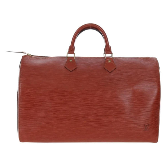 LOUIS VUITTON Epi Speedy 40 Hand Bag Brown Kenya M42983 LV Auth 198713V