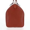 LOUIS VUITTON Epi Speedy 40 Hand Bag Brown Kenya M42983 LV Auth 198713V-3
