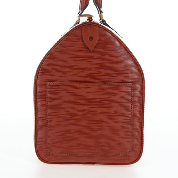 LOUIS VUITTON Epi Speedy 40 Hand Bag Brown Kenya M42983 LV Auth 198713V