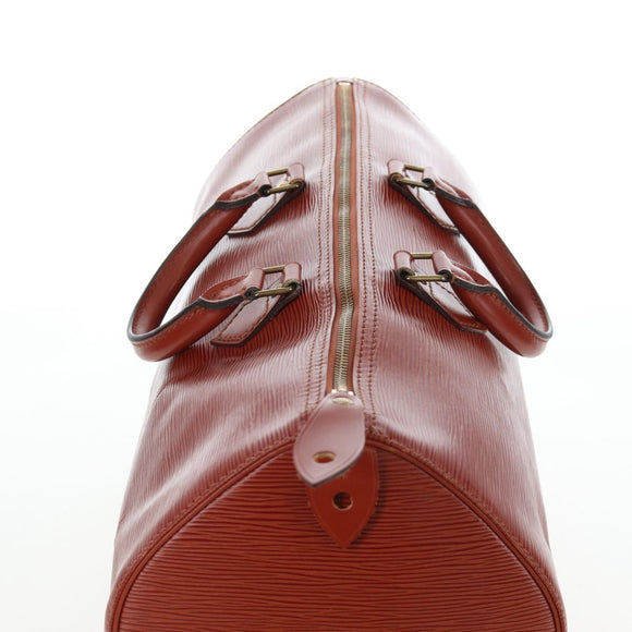 LOUIS VUITTON Epi Speedy 40 Hand Bag Brown Kenya M42983 LV Auth 198713V