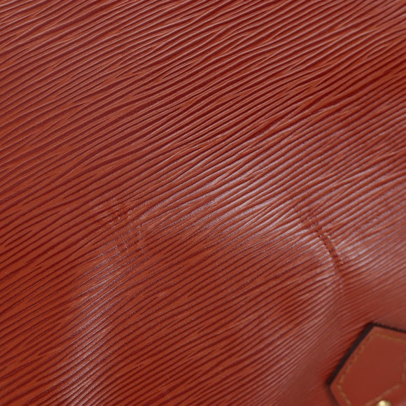 LOUIS VUITTON Epi Speedy 40 Hand Bag Brown Kenya M42983 LV Auth 198713V