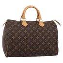 LOUIS VUITTON Monogram Speedy 35 Hand Bag M41524 LV Auth 198714V-1