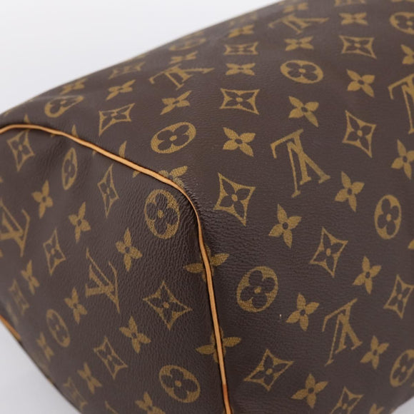 LOUIS VUITTON Monogram Speedy 35 Hand Bag M41524 LV Auth 198714V