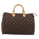 LOUIS VUITTON Monogram Speedy 35 Hand Bag M41524 LV Auth 198714V-2