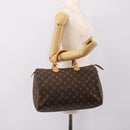 LOUIS VUITTON Monogram Speedy 35 Hand Bag M41524 LV Auth 198714V-20
