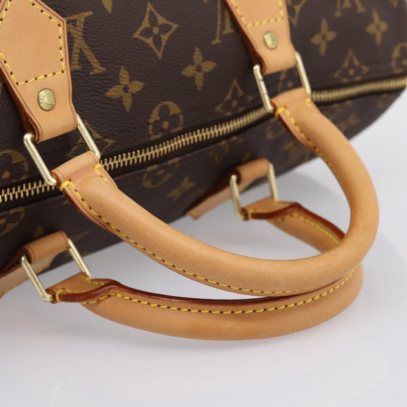 LOUIS VUITTON Monogram Speedy 35 Hand Bag M41524 LV Auth 198714V