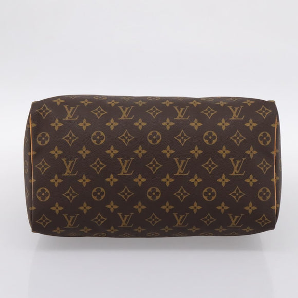 LOUIS VUITTON Monogram Speedy 35 Hand Bag M41524 LV Auth 198714V