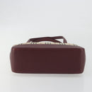 BURBERRY Nova Check Tote Bag Canvas Beige Gold Auth 198715-9
