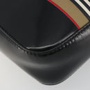 BURBERRY Thornton Messenger Shoulder Bag PVC Canvas Black Auth 198717A-14