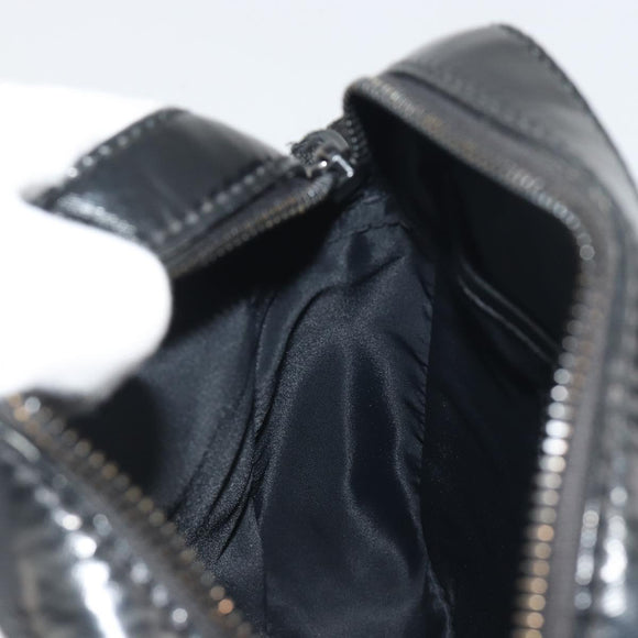BURBERRY Thornton Messenger Shoulder Bag PVC Canvas Black Auth 198717A