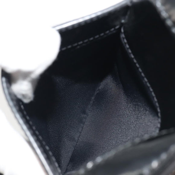 BURBERRY Thornton Messenger Shoulder Bag PVC Canvas Black Auth 198717A