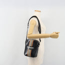 BURBERRY Thornton Messenger Shoulder Bag PVC Canvas Black Auth 198717A-22