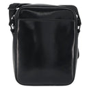 BURBERRY Thornton Messenger Shoulder Bag PVC Canvas Black Auth 198717A-2