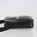 BURBERRY Thornton Messenger Shoulder Bag PVC Canvas Black Auth 198717A-4