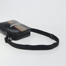 BURBERRY Thornton Messenger Shoulder Bag PVC Canvas Black Auth 198717A-7