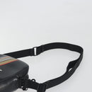 BURBERRY Thornton Messenger Shoulder Bag PVC Canvas Black Auth 198717A-8