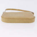 CARTIER Shoulder Bag Patent leather Beige Silver Auth 198718V-10