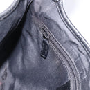 GUCCI GG Canvas Jackie Shoulder Bag Black Silver 01147 Auth 198724V-18