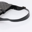 GUCCI GG Canvas Jackie Shoulder Bag Black Silver 01147 Auth 198724V-7