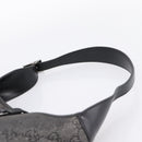 GUCCI GG Canvas Jackie Shoulder Bag Black Silver 01147 Auth 198724V-8