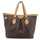 LOUIS VUITTON Monogram Palermo PM Tote Bag M40145 LV Auth 198725A-13