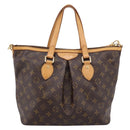 LOUIS VUITTON Monogram Palermo PM Tote Bag M40145 LV Auth 198725A-2