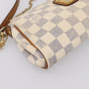 LOUIS VUITTON Damier Azur Eva Shoulder Bag 2way N55214 LV Auth 198727-13