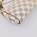 LOUIS VUITTON Damier Azur Eva Shoulder Bag 2way N55214 LV Auth 198727-15