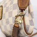 LOUIS VUITTON Damier Azur Eva Shoulder Bag 2way N55214 LV Auth 198727-16